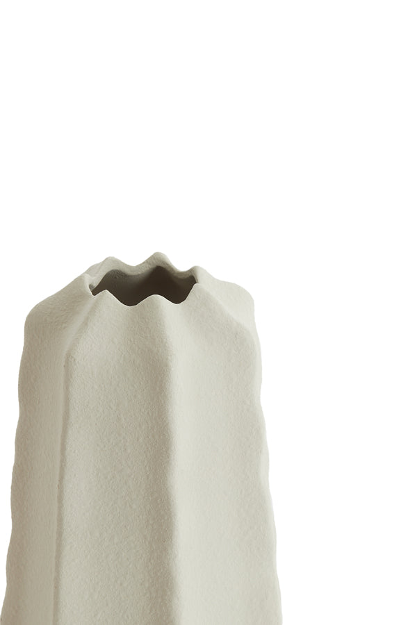 Light & Living Accessories Vase deco 15x27 cm ARIEIRO ceramics cream House of Isabella UK