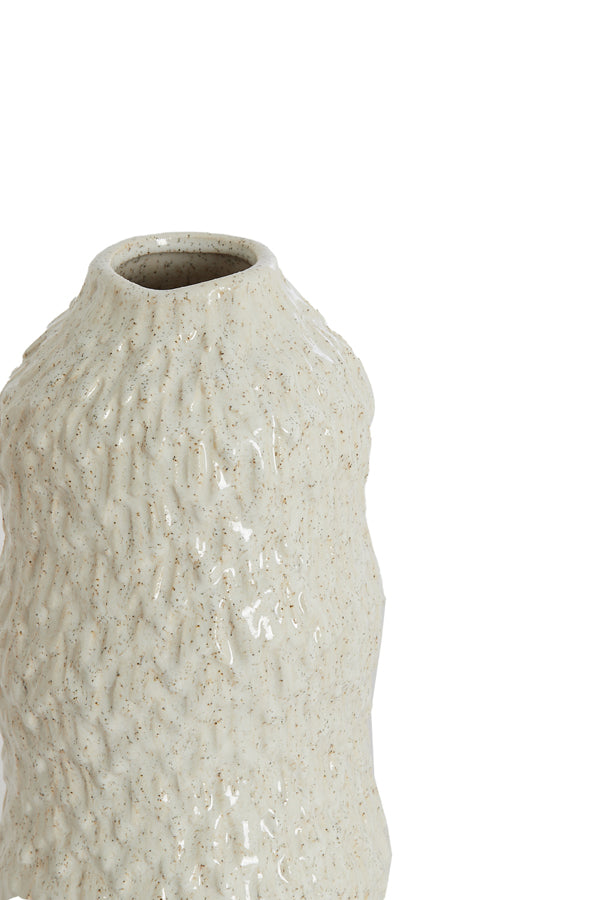 Light & Living Accessories Vase deco 15x28 cm ASOLA ceramics cream House of Isabella UK