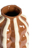 Light & Living Accessories Vase deco 15x28 cm ZENELI brown+cream House of Isabella UK