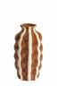 Light & Living Accessories Vase deco 15x28 cm ZENELI brown+cream House of Isabella UK
