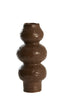 Light & Living Accessories Vase deco 15x33,5 cm ROGANO ceramics dark brown House of Isabella UK