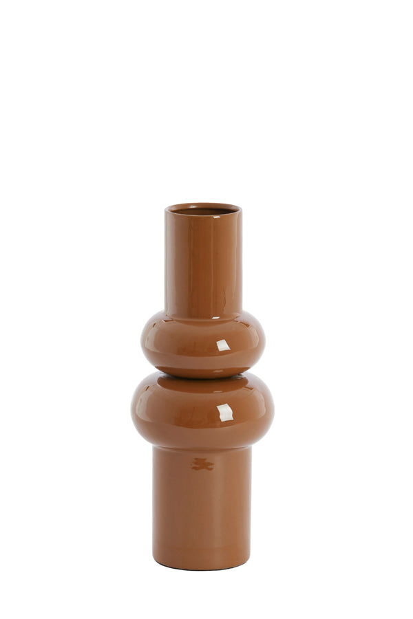 Light & Living Accessories Vase deco 15x36 cm IRISSA caramel House of Isabella UK