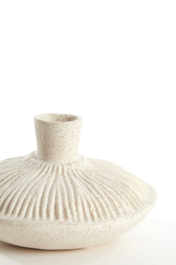 Light & Living Accessories Vase deco 15x9 cm NEIRA ceramics cream House of Isabella UK