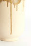 Light & Living Accessories Vase deco 16,5x15,5x37 cm SERRES ceramics cream+olive green House of Isabella UK