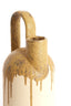 Light & Living Accessories Vase deco 16,5x15,5x37 cm SERRES ceramics cream+olive green House of Isabella UK