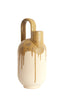 Light & Living Accessories Vase deco 16,5x15,5x37 cm SERRES ceramics cream+olive green House of Isabella UK
