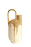 Light & Living Accessories Vase deco 16,5x15,5x37 cm SERRES ceramics cream+olive green House of Isabella UK