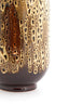 Light & Living Accessories Vase deco 16,5x15,5x37 cm SERRES ceramics d brn+cream+orange House of Isabella UK