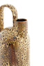 Light & Living Accessories Vase deco 16,5x15,5x37 cm SERRES ceramics d brn+cream+orange House of Isabella UK