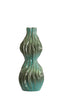 Light & Living Accessories Vase deco 16,5x15,5x39 cm VANIA ceramics petrol House of Isabella UK