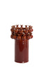 Light & Living Accessories Vase deco 16,5x25 cm POMEGRANATE ceramics burgundy House of Isabella UK
