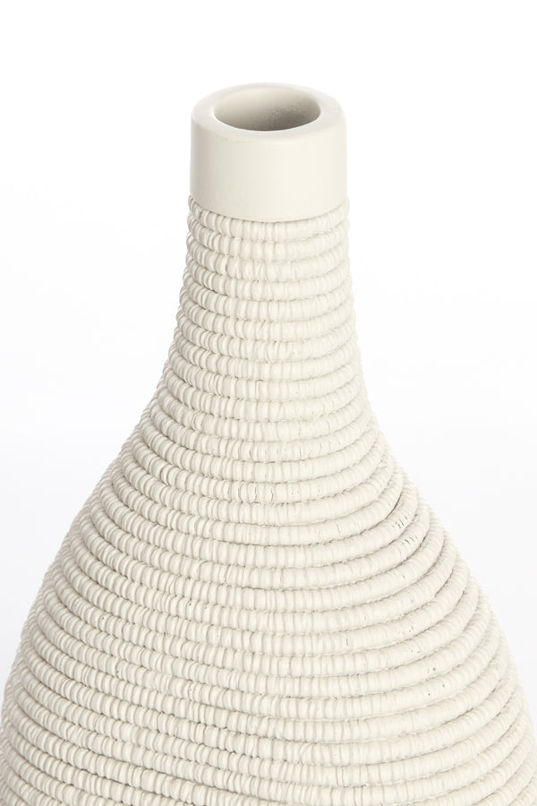 Light & Living Accessories Vase deco 16x12x33 cm YOUNA cream House of Isabella UK