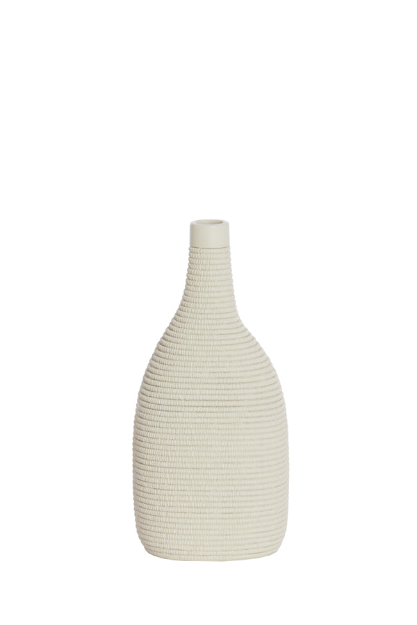 Light & Living Accessories Vase deco 16x12x33 cm YOUNA cream House of Isabella UK