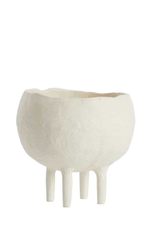 Light & Living Accessories Vase deco 16x14,5 cm MUXIA cream House of Isabella UK