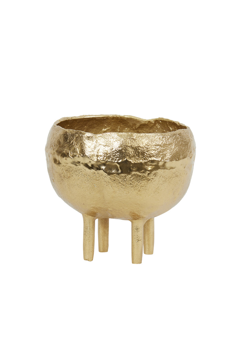Light & Living Accessories Vase deco 16x14,5 cm MUXIA gold House of Isabella UK