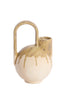 Light & Living Accessories Vase deco 16x15,5x26 cm SERRES ceramics cream+olive green House of Isabella UK