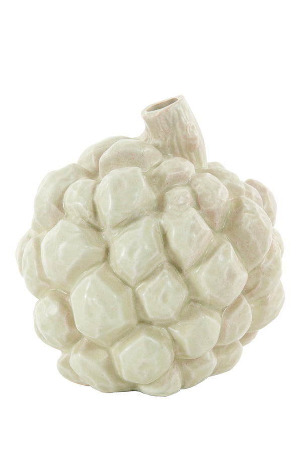 Light & Living Accessories Vase deco 16x16,5 cm PANTHUS ceramics cream House of Isabella UK