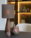 Light & Living Accessories Vase deco 16x18 cm COSENZA ceramics brown+bronze House of Isabella UK