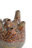 Light & Living Accessories Vase deco 16x18 cm COSENZA ceramics brown+bronze House of Isabella UK