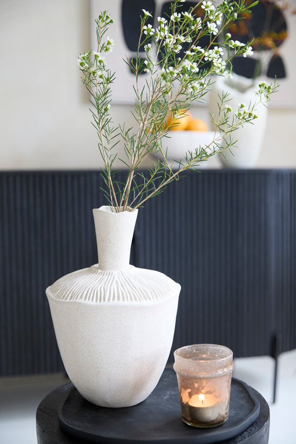 Light & Living Accessories Vase deco 16x22 cm NEIRA ceramics cream House of Isabella UK