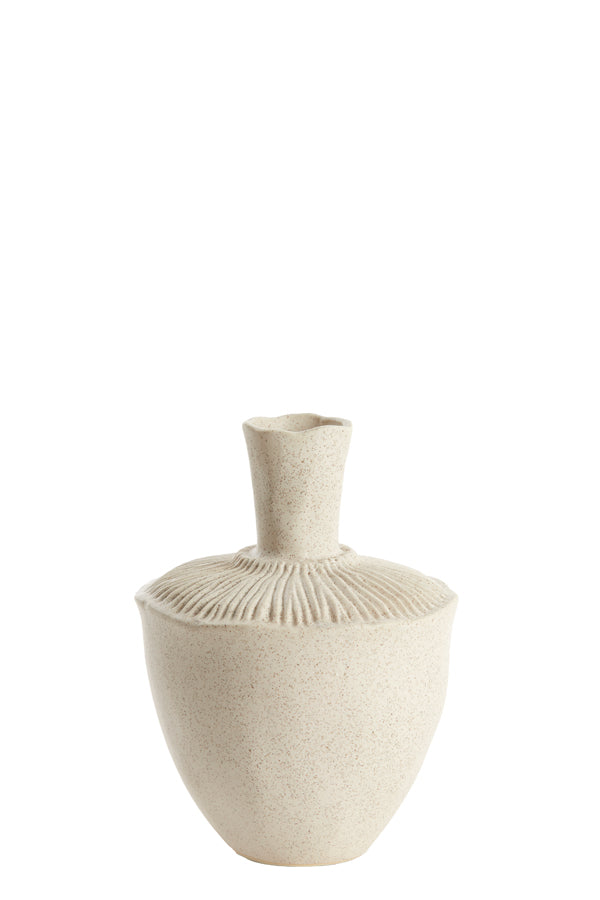 Light & Living Accessories Vase deco 16x22 cm NEIRA ceramics cream House of Isabella UK