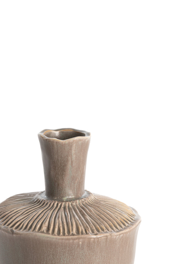 Light & Living Accessories Vase deco 16x22 cm NEIRA ceramics matt brown-grey House of Isabella UK