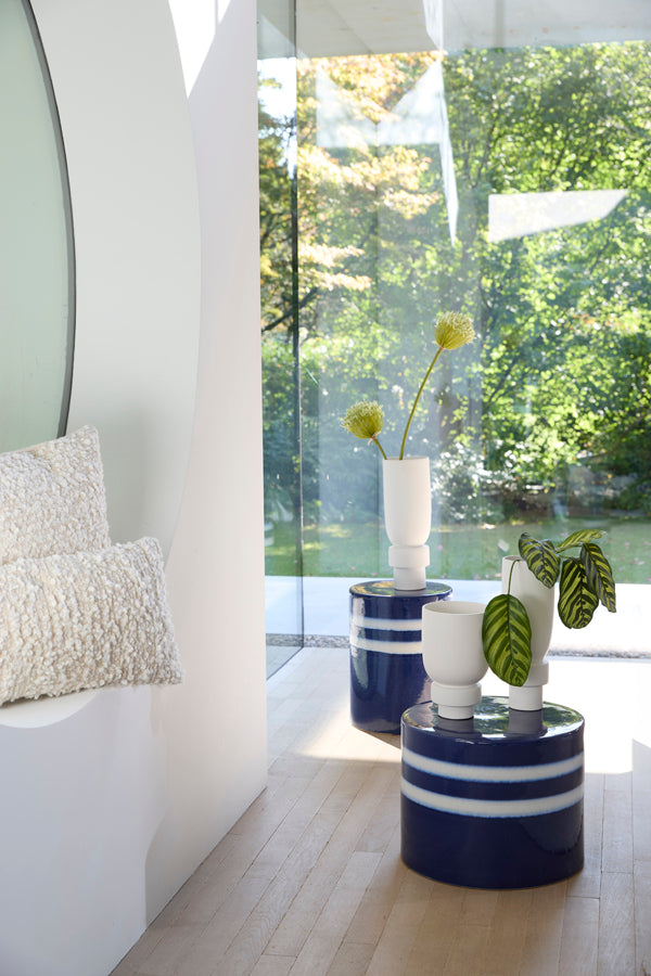 Light & Living Accessories Vase deco 16x25,5 cm ROSSIO matt white House of Isabella UK