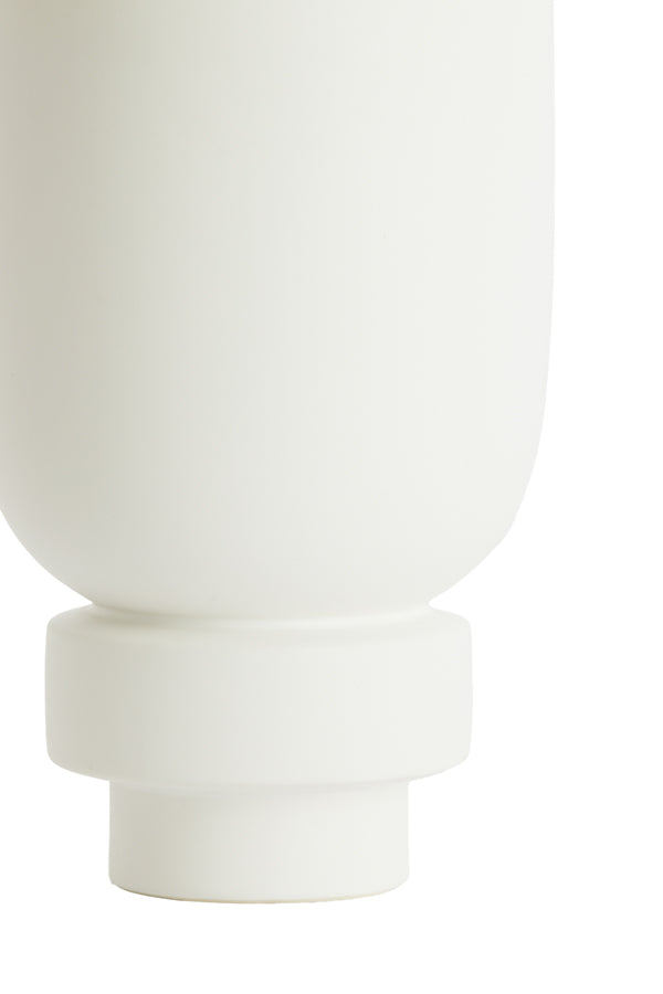 Light & Living Accessories Vase deco 16x25,5 cm ROSSIO matt white House of Isabella UK