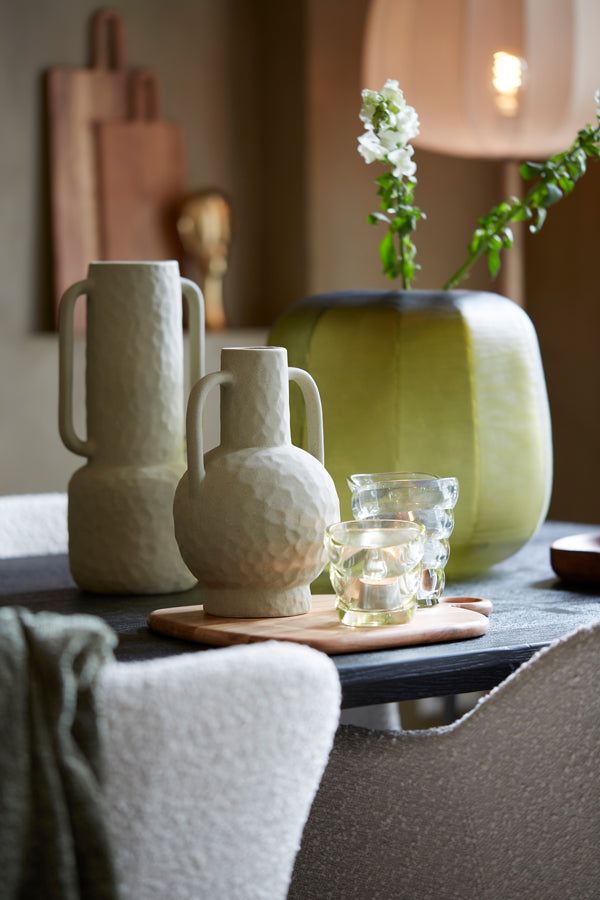 Light & Living Accessories Vase deco 16x25,5 cm ZIRO ceramics matt olive green House of Isabella UK