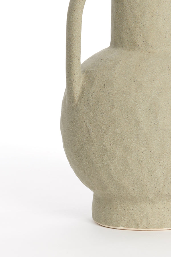 Light & Living Accessories Vase deco 16x25,5 cm ZIRO ceramics matt olive green House of Isabella UK