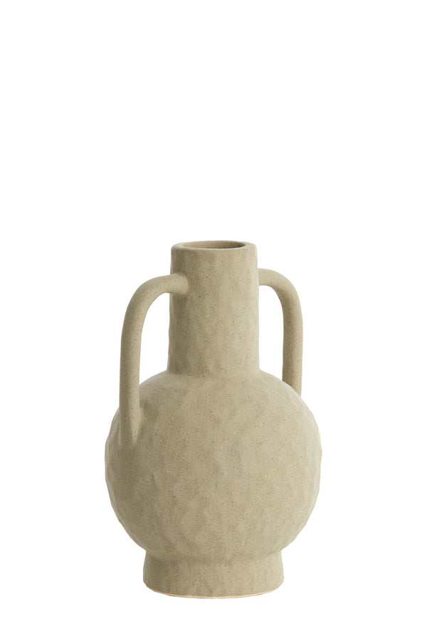 Light & Living Accessories Vase deco 16x25,5 cm ZIRO ceramics matt olive green House of Isabella UK