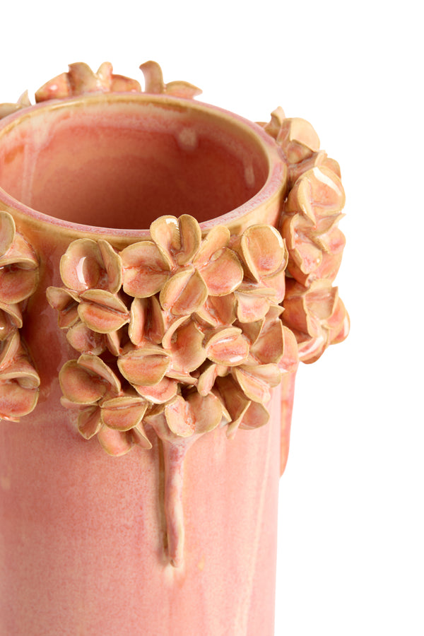 Light & Living Accessories Vase deco 16x31 cm LUSERNA ceramics light pink House of Isabella UK