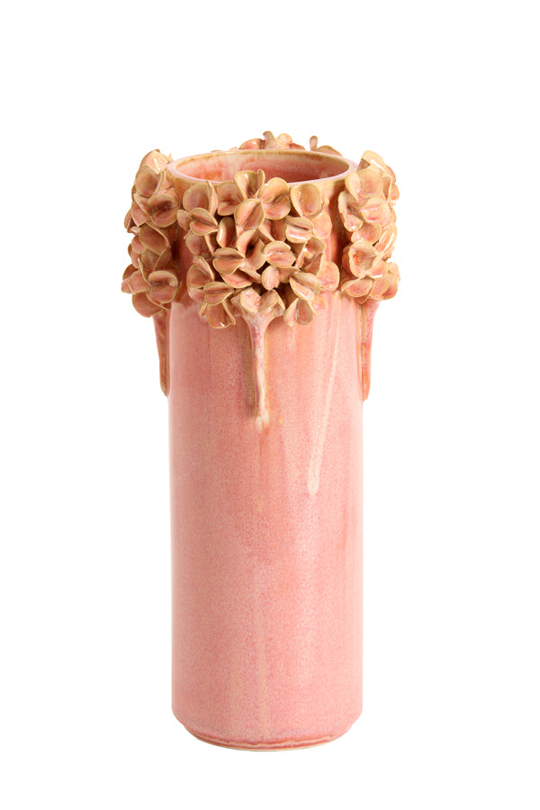 Light & Living Accessories Vase deco 16x31 cm LUSERNA ceramics light pink House of Isabella UK