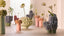 Light & Living Accessories Vase deco 16x31 cm LUSERNA ceramics mint green House of Isabella UK