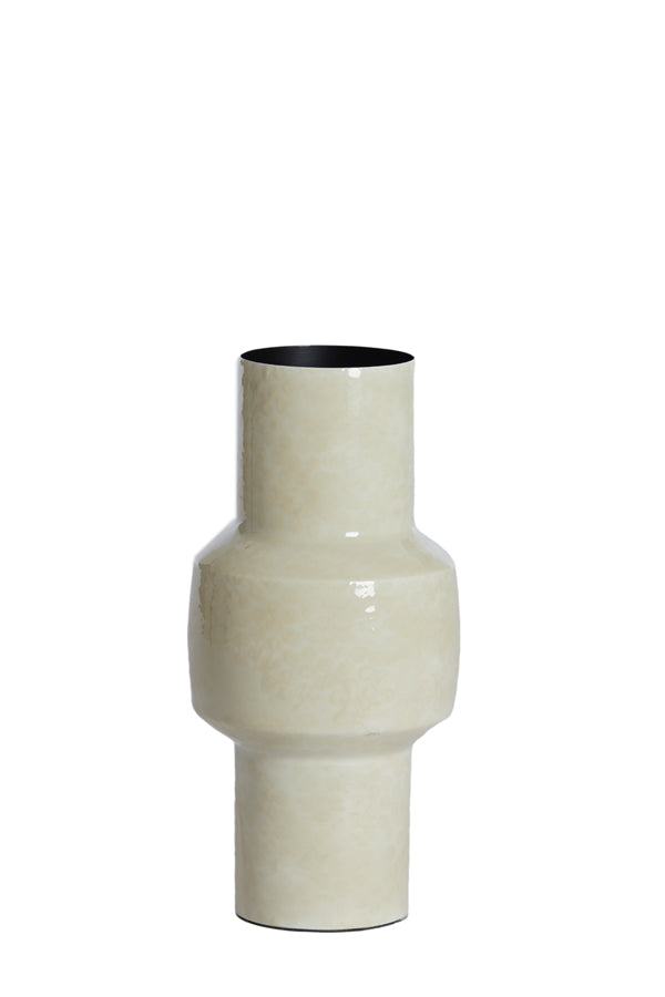 Light & Living Accessories Vase deco 16x33 cm SENUMA shiny cream House of Isabella UK