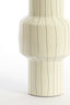 Light & Living Accessories Vase deco 16x33 cm SENUMA shiny white+black House of Isabella UK