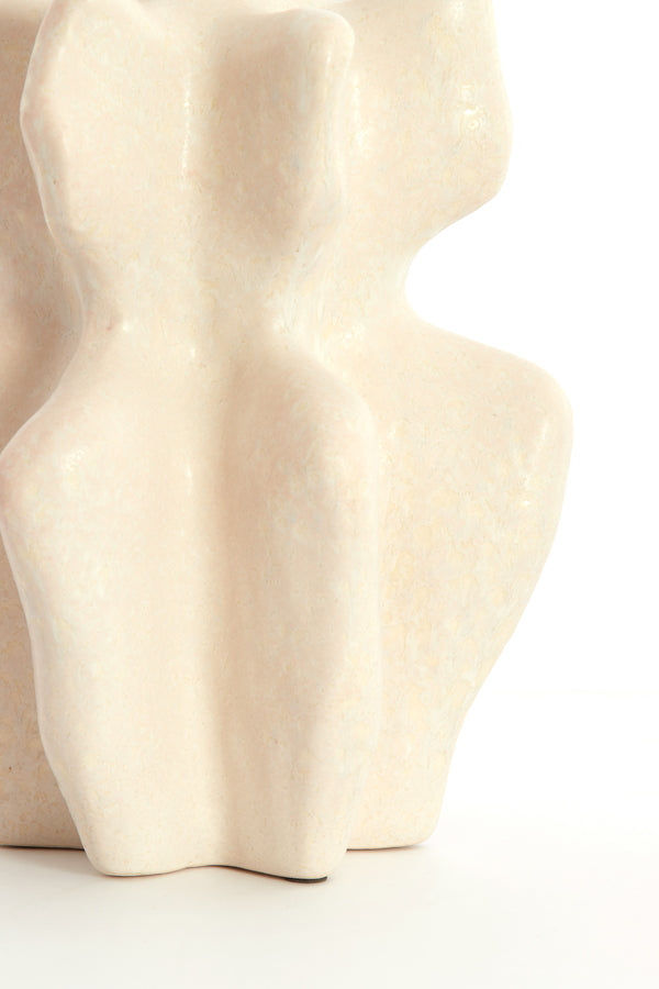 Light & Living Accessories Vase deco 17,5x16x23,5 cm NARA ceramics cream House of Isabella UK
