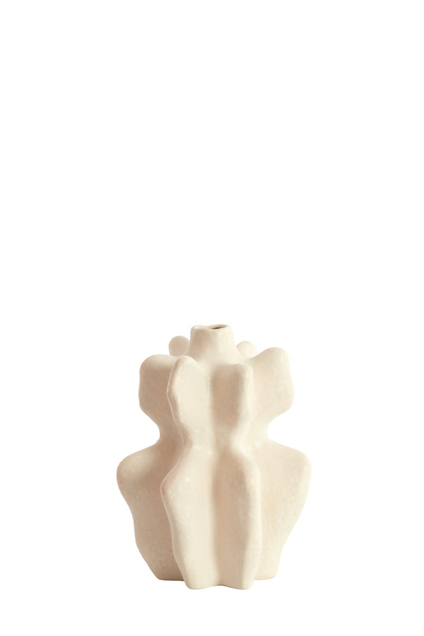 Light & Living Accessories Vase deco 17,5x16x23,5 cm NARA ceramics cream House of Isabella UK