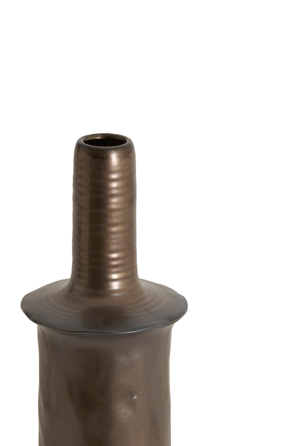 Light & Living Accessories Vase deco 17,5x48,5 cm SENNES ceramics dark bronze House of Isabella UK