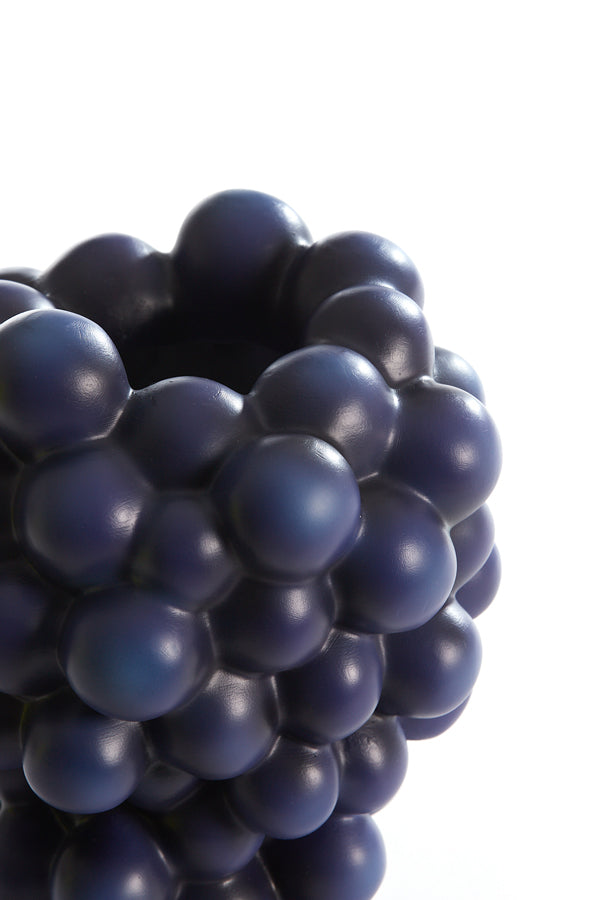 Light & Living Accessories Vase deco 17x16x20,5 cm GRAPES dark blue-purple House of Isabella UK