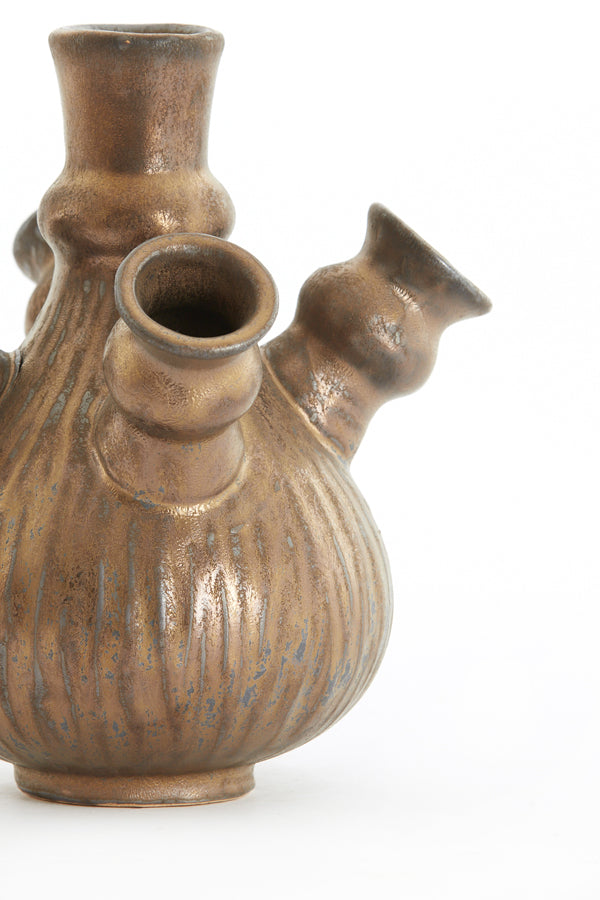 Light & Living Accessories Vase deco 17x18,5 cm NEBULA brown-bronze House of Isabella UK