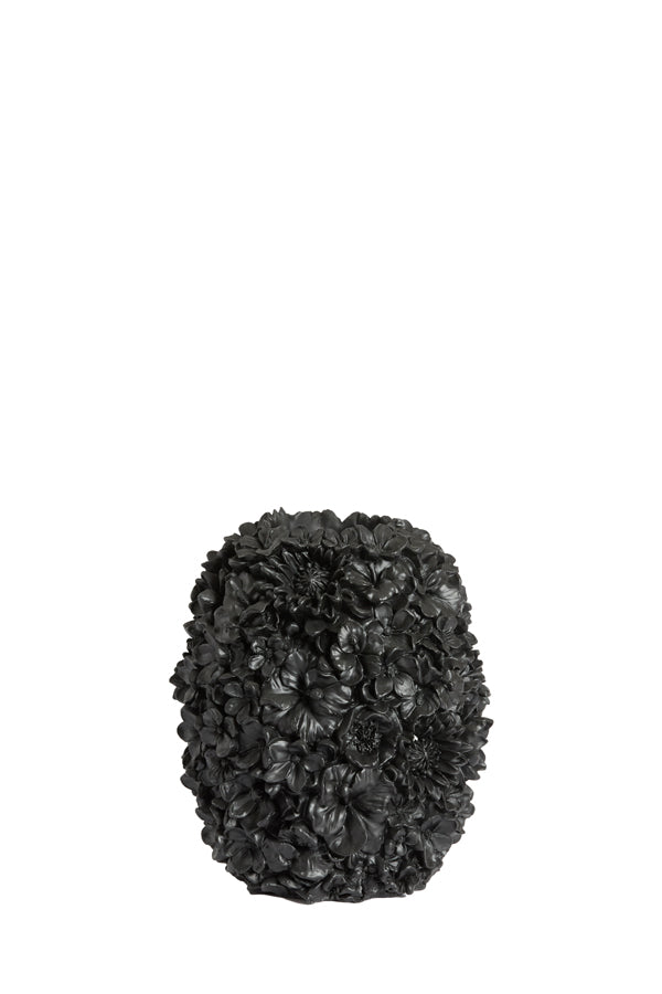 Light & Living Accessories Vase deco 17x20 cm VIOLETA matt black House of Isabella UK