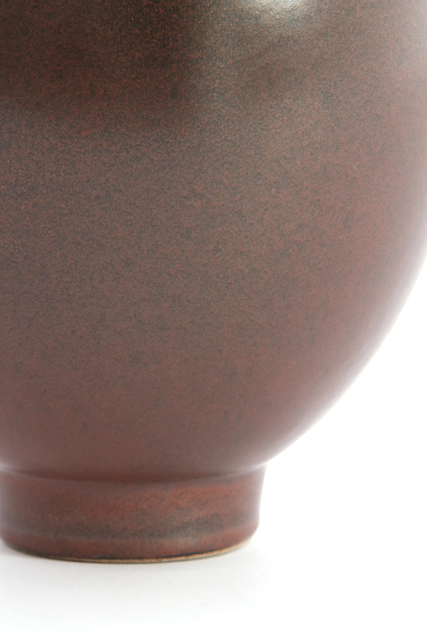 Light & Living Accessories Vase deco 17x23,5 cm LOREA ceramics matt dark red-brown House of Isabella UK