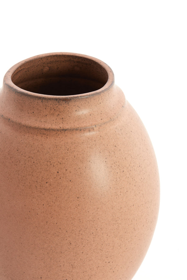 Light & Living Accessories Vase deco 17x23,5 cm LOREA ceramics matt terra pink House of Isabella UK