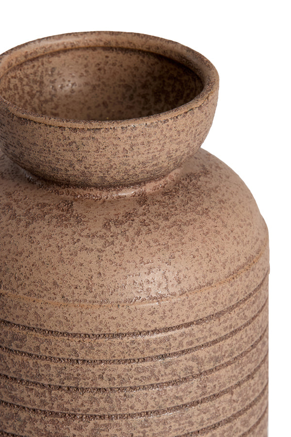 Light & Living Accessories Vase deco 17x26 cm ARPINO ceramics matt dark brown House of Isabella UK