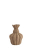 Light & Living Accessories Vase deco 17x26 cm SILVIO ceramics matt brown House of Isabella UK