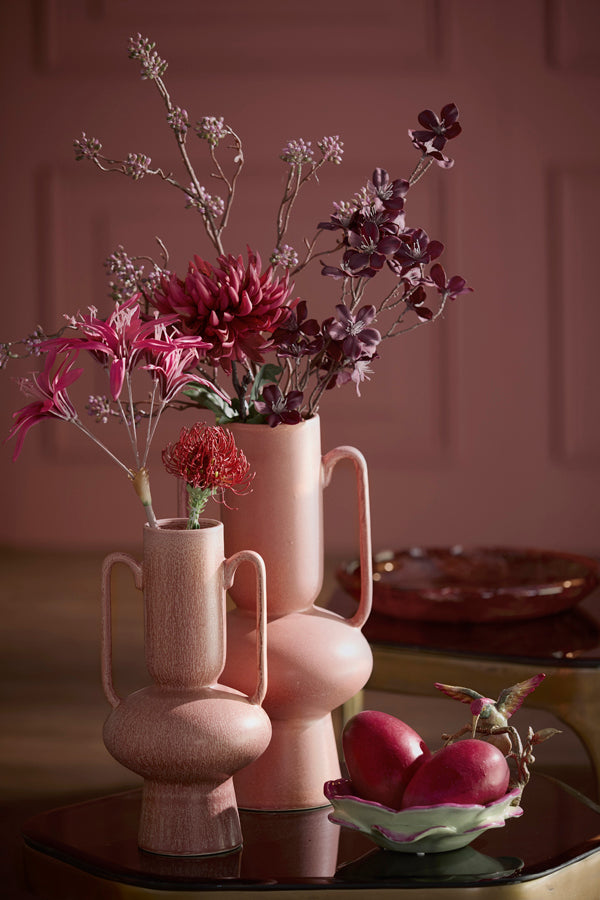 Light & Living Accessories Vase deco 17x32,5 cm OTARU ceramics coral-red House of Isabella UK