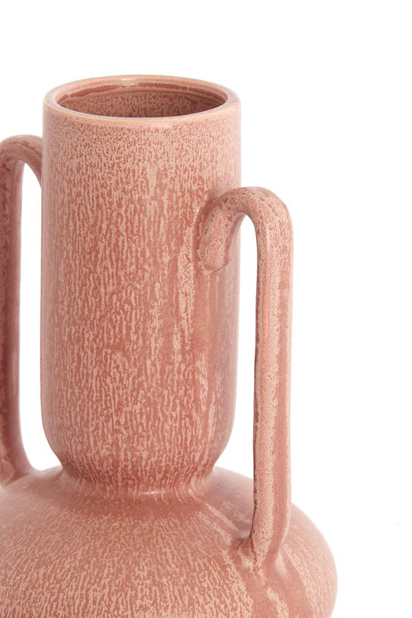 Light & Living Accessories Vase deco 17x32,5 cm OTARU ceramics coral-red House of Isabella UK