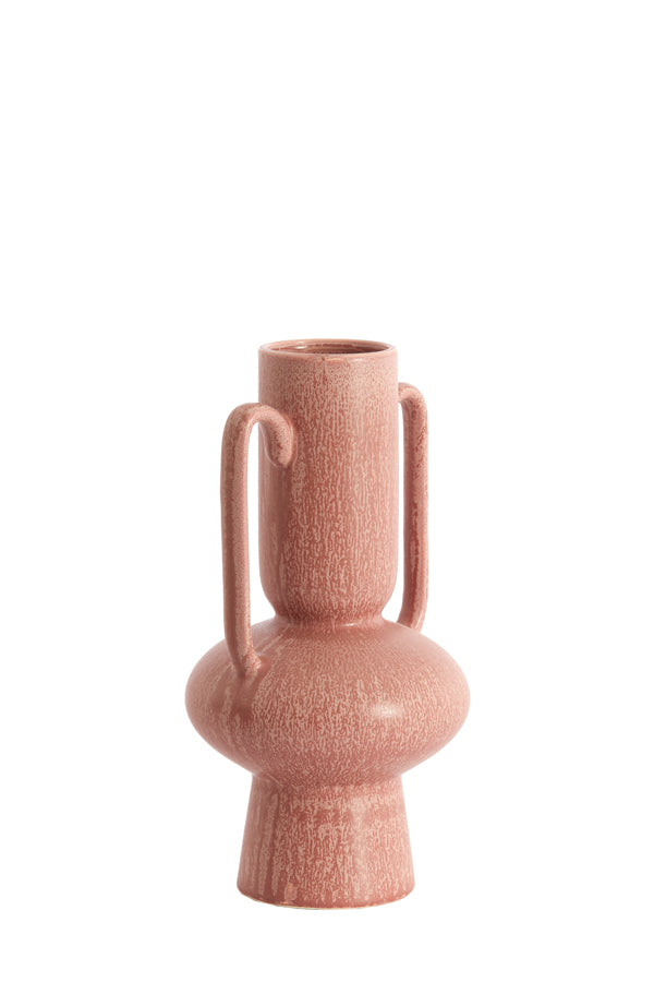 Light & Living Accessories Vase deco 17x32,5 cm OTARU ceramics coral-red House of Isabella UK