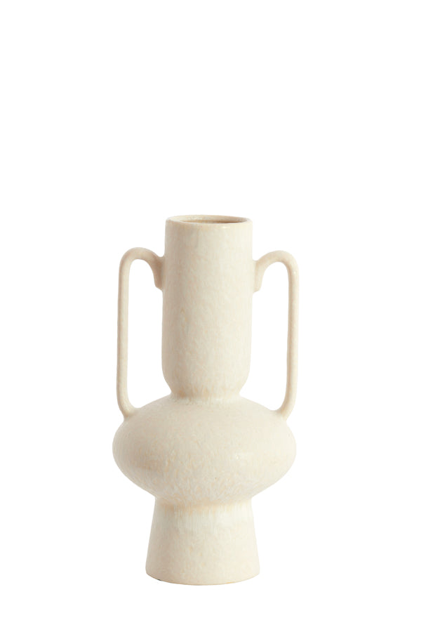 Light & Living Accessories Vase deco 17x32,5 cm OTARU ceramics cream House of Isabella UK